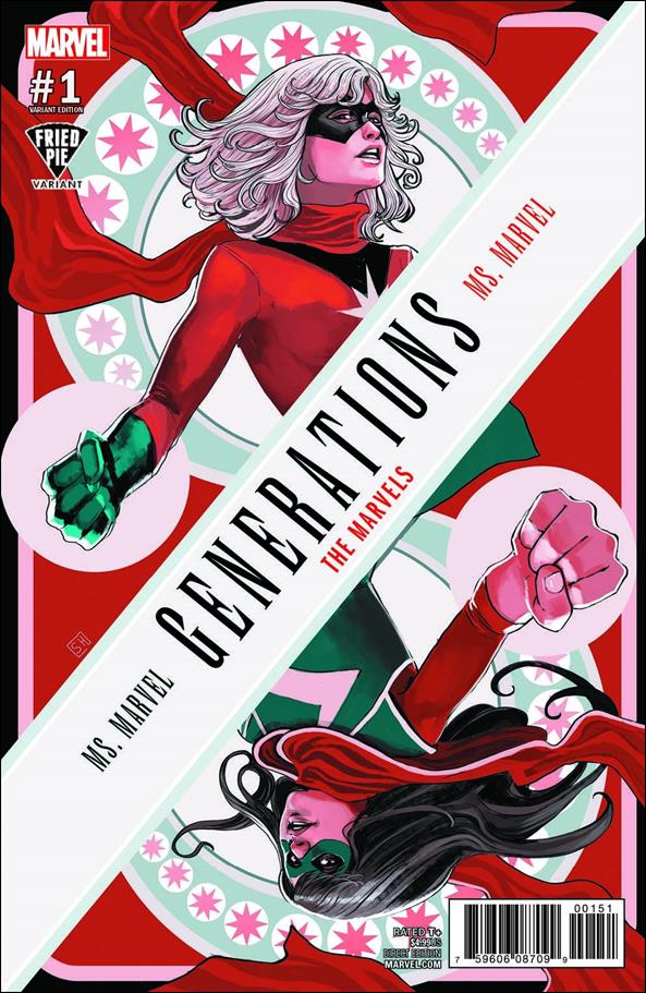 Generations: Ms. Marvel & Ms. Marvel issue 1-D Stephanie Hans Fried Pie Cover