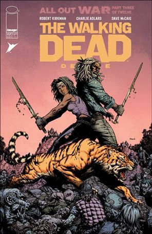 Walking Dead Deluxe issue 117 David Finch Cardstock Cover