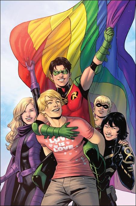Tim Drake: Robin issue 10-C Travis Moore DC Pride Cardstock Cover