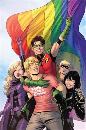 Tim Drake: Robin issue 10-C Travis Moore DC Pride Cardstock Cover
