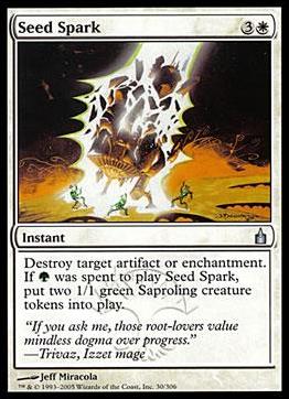 Magic the Gathering: Ravnica (Base Set)  card 30 Seed Spark