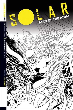 Solar: Man of the Atom (2014) issue 9-C Marc Laming 1:10 Black & White Cover