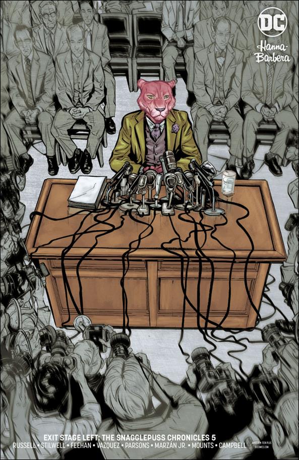 Exit Stage Left: The Snagglepuss Chronicles issue 5-B Joelle Jones Cover