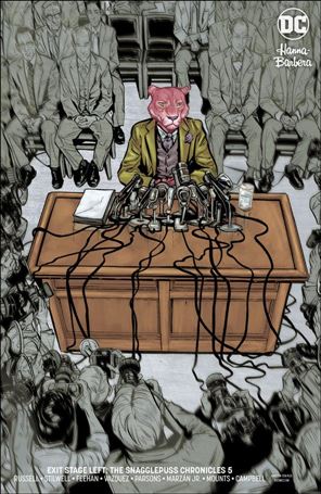 Exit Stage Left: The Snagglepuss Chronicles issue 5-B Joelle Jones Cover