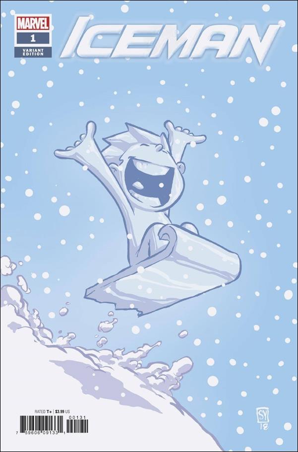 Iceman (2018) issue 1-B Skottie Young Baby Cover