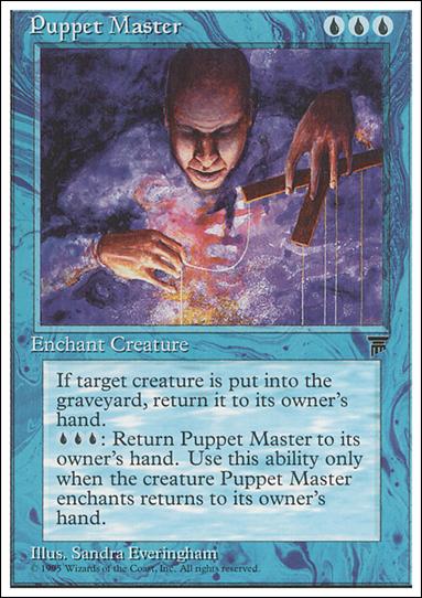 Magic the Gathering: Chronicles (Base Set) card 23 Puppet Master