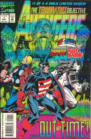 Avengers: The Terminatrix Objective issue 1-B DF Set (Signed by Mike Gustovich) 1/1000