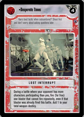 Star Wars: Reflections III (Base Set) card 172 Desperate Times