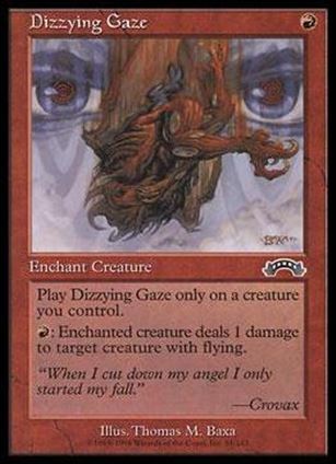 Magic the Gathering: Exodus (Base Set) card 81 Dizzying Gaze