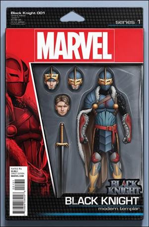 Black Knight (2016) issue 1-C John Tyler Christopher Action Figure Cover