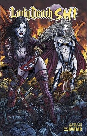 Lady Death/Shi issue 0-H Deadly Blades Cover 1/1000
