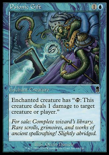 Magic the Gathering: Odyssey (Base Set) card 95 Psionic Gift