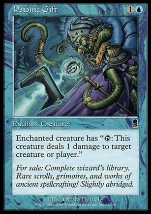 Magic the Gathering: Odyssey (Base Set) card 95 Psionic Gift
