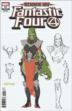 Fantastic Four (2018) issue 40-C R.B. Silva 1:10 Design Cover