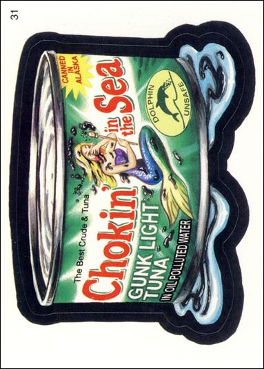 Wacky Packages All-New: Series 2 (Base Set)  card 31 Chokin' in the Sea