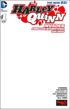 Harley Quinn Invades Comic-Con International: San Diego issue 1-B Blank/Sketch Cover