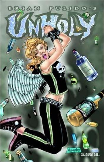 Brian Pulido's Unholy issue 1-K Prism Foil Cover