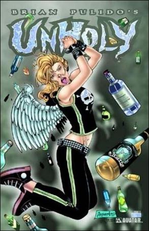 Brian Pulido's Unholy issue 1-K Prism Foil Cover