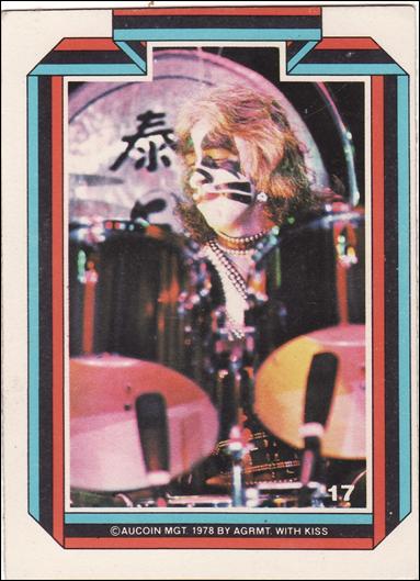 KISS: Series 1 (Base Set) card 17 Peter Criss