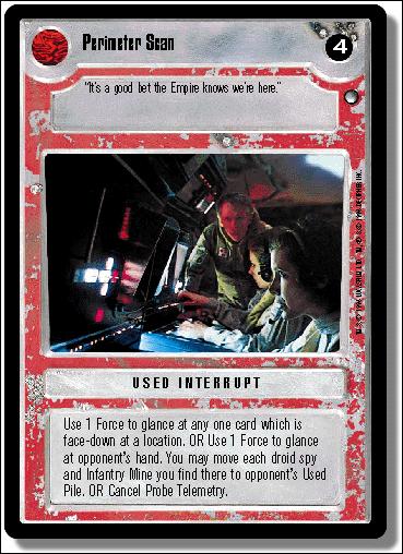 Star Wars: Hoth Limited (Base Set) card 131 Perimeter Scan