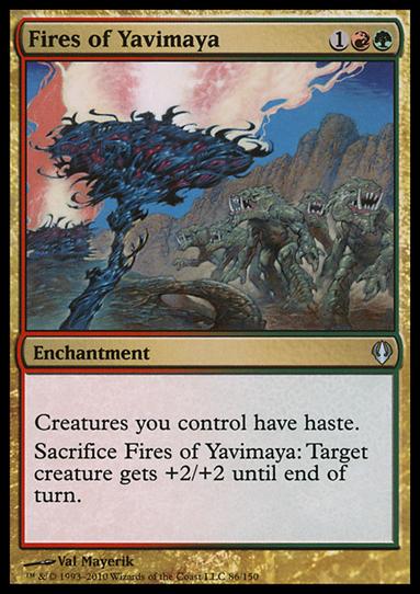 Magic the Gathering: Archenemy (Base Set) card 86 Fires of Yavimaya