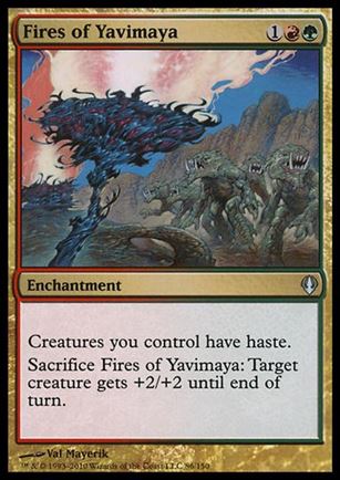 Magic the Gathering: Archenemy (Base Set) card 86 Fires of Yavimaya