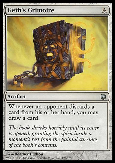 Magic the Gathering: Darksteel (Base Set) card 123 Geth's Grimoire