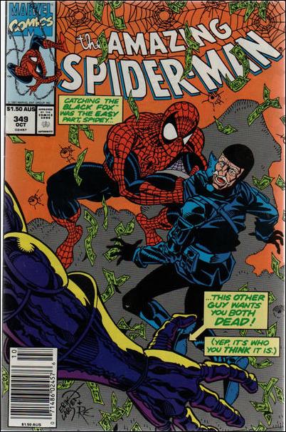 Amazing Spider-Man (1963) issue 349-B Australian Price Cover