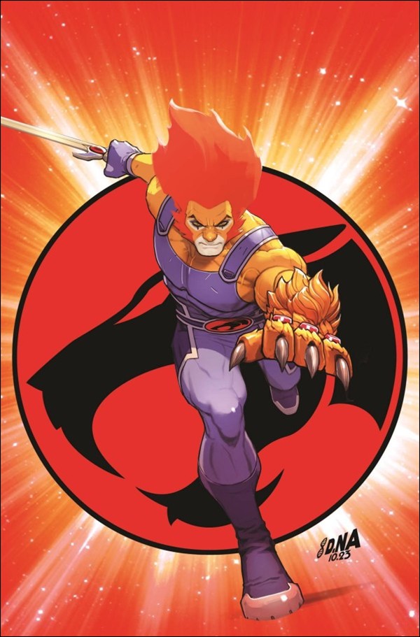 Thundercats (2024) issue 1-ZV David Nakayama Virgin Foil 1:10 Cover (3rd Ptg)