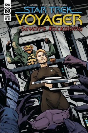 Star Trek: Voyager - Seven's Reckoning issue 3 Angel Hernandez Cover