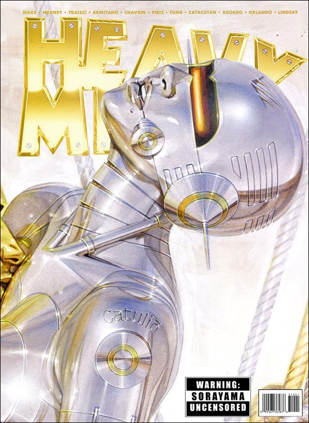 Heavy Metal issue 312-B White Background Cover