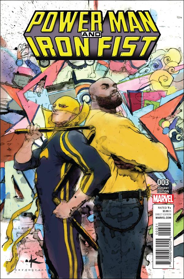 Power Man and Iron Fist (2016)  issue 3-B Keron Grant 1:25 Cover