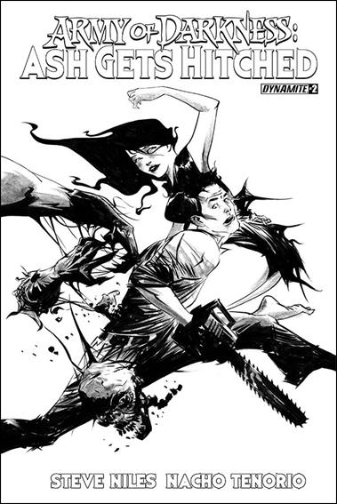 Army of Darkness: Ash Gets Hitched issue 2-D Jae Lee 1:10 Black & White cover