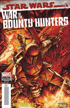 Star Wars: War of the Bounty Hunters Alpha issue Alpha-B Steve McNiven Crimson Cover