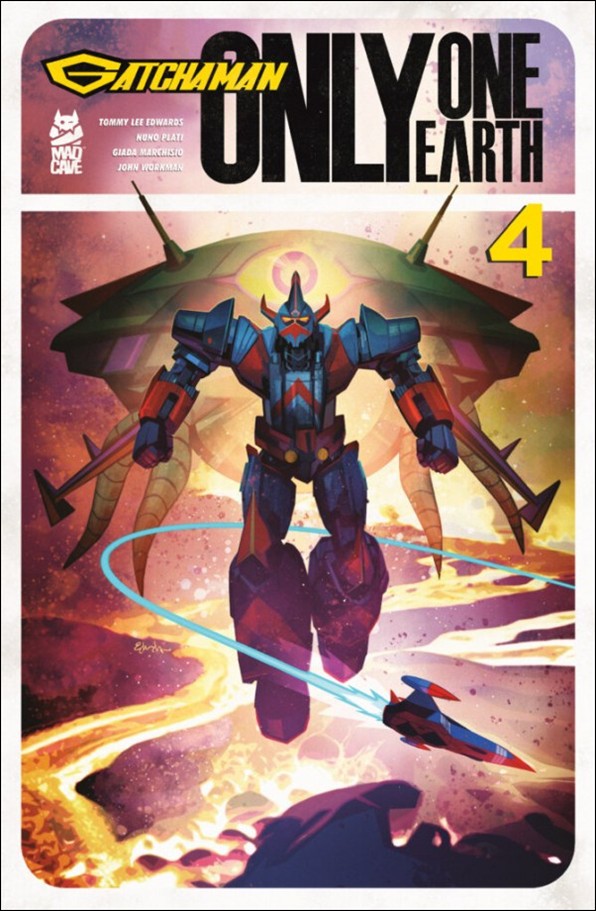 Gatchaman: Only One Earth issue 4 Tommy Lee Edwards Cover