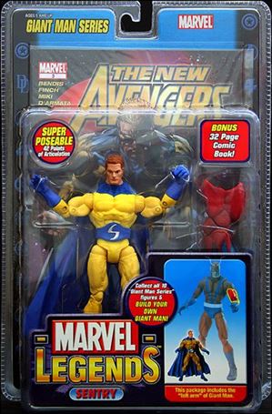 Marvel Legends (Giant Man Series) figure 6-B Sentry (Yellow Costume - Short Hair)