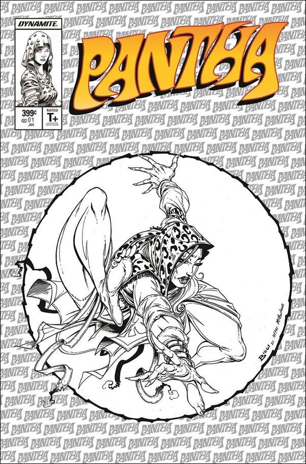 Pantha (2022) issue 1-L Jamie Biggs 1:11 Black & White Cover