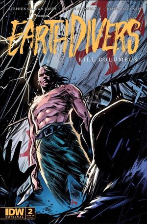 Earthdivers issue 2-B Angel Hernandez Cover