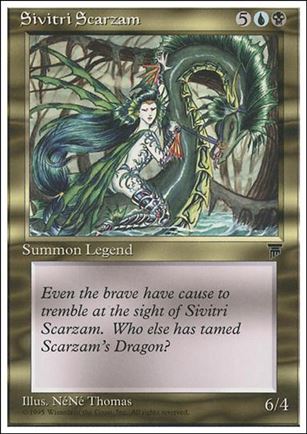 Magic the Gathering: Chronicles (Base Set) card 84 Sivitri Scarzam