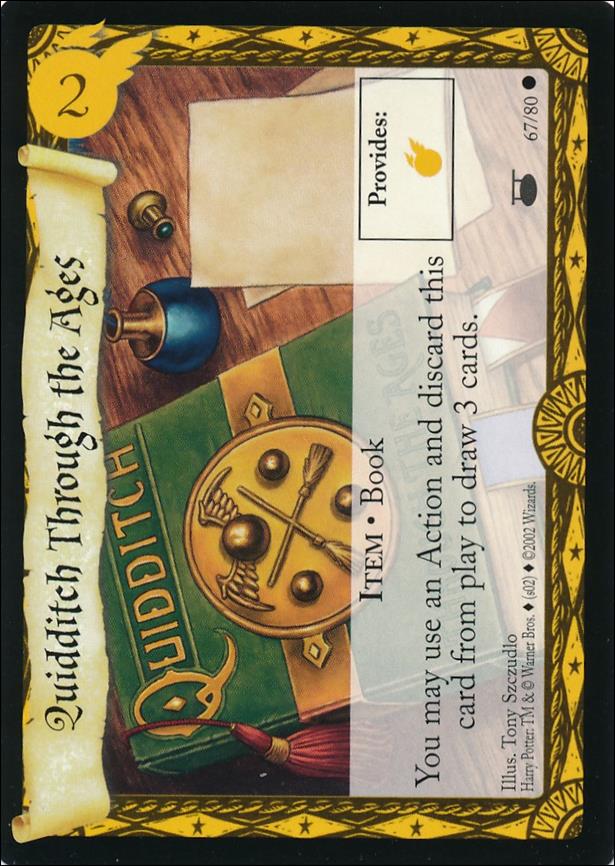 Harry Potter: Diagon Alley (Base Set) card 67 Quidditch Through the Ages