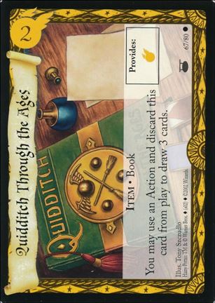 Harry Potter: Diagon Alley (Base Set) card 67 Quidditch Through the Ages