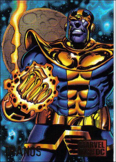 DC Versus Marvel / Marvel Versus DC (Base Set) card 39 Thanos