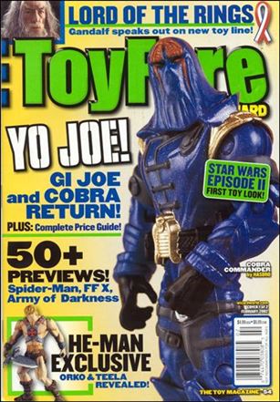 Toyfare: The Toy Magazine issue 54 Cobra Commander Cover