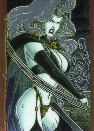 Evil Ernie Series II Chromium: Glow in the Dark (Base Set) card 2 Lady Death