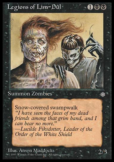 Magic the Gathering: Ice Age (Base Set) card 142 Legions of Lim-Dûl
