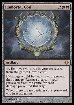 Magic the Gathering: Shards of Alara (Base Set) card 79 Immortal Coil