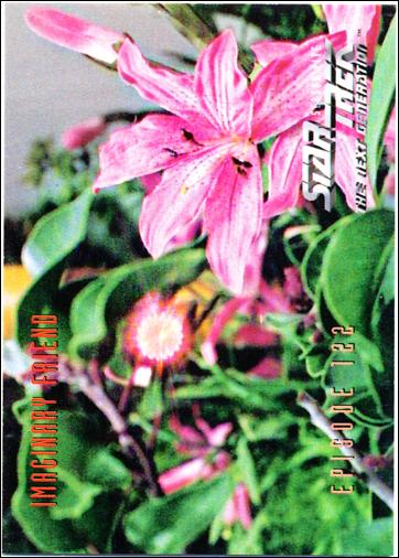 Star Trek: The Next Generation - The Episode Collection Season Five (Base Set) card 493 Imaginary Friend, Episode 122A
