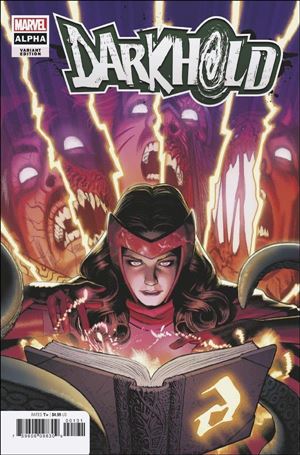 Darkhold Alpha issue 1-B Greg Smallwood Scarlet Witch Cover