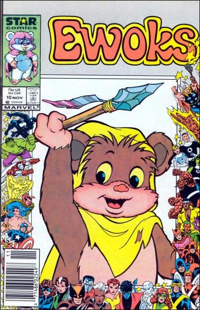 Ewoks issue 10-B Newsstand Cover
