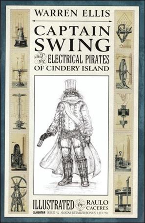 Captain Swing and the Electrical Pirates of Cindery Island issue 1-J Avatar Retailer Bonus Cover 1/750